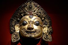 01-1 Head of Bhairava, the Wrathful Form of Shiva, 16C, Nepal - New York Metropolitan Museum Of Art